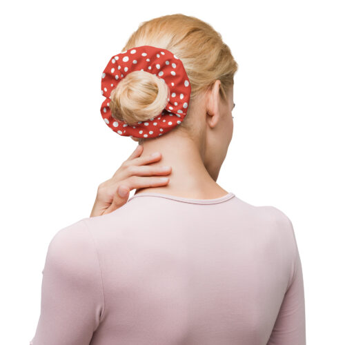 Recycled Scrunchie Dots