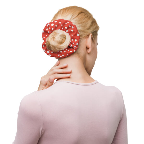 Recycled Scrunchie Dots
