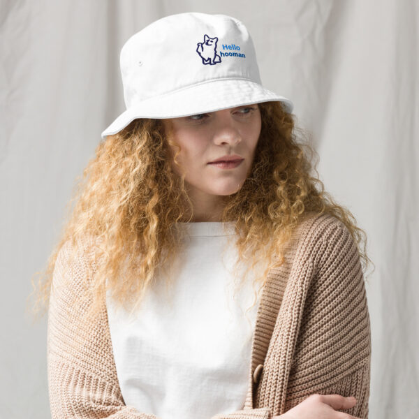 Organic bucket hat Hello Hooman
