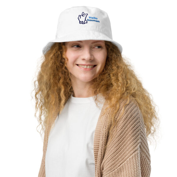 Organic bucket hat Hello Hooman