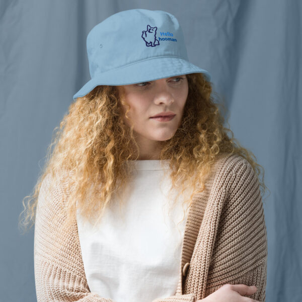 Organic bucket hat Hello Hooman
