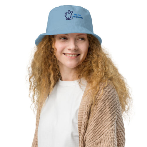 Organic bucket hat Hello Hooman